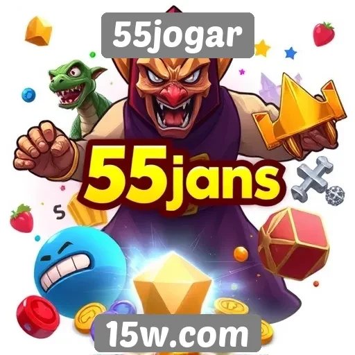 Principais categorias de jogos disponíveis no 55jogar